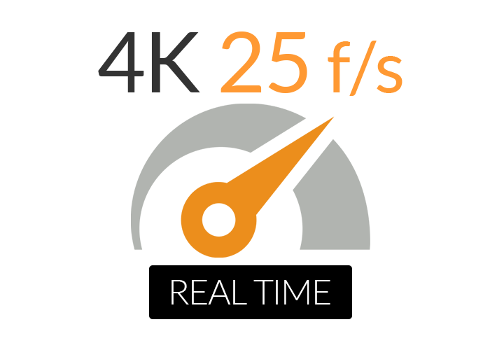 NVR 4K 25 f/s